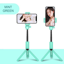 Load image into Gallery viewer, Wireless Bluetooth Selfie Stick For iPhone Xiaomi Huawei Monopod Tripod Foldable Handheld Shutter Remote Extendable Selfie Stick