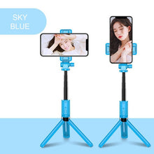 Load image into Gallery viewer, Wireless Bluetooth Selfie Stick For iPhone Xiaomi Huawei Monopod Tripod Foldable Handheld Shutter Remote Extendable Selfie Stick