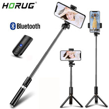 Load image into Gallery viewer, Wireless Bluetooth Selfie Stick For iPhone Xiaomi Huawei Monopod Tripod Foldable Handheld Shutter Remote Extendable Selfie Stick