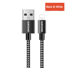 Load image into Gallery viewer, Suntaiho 2.4A USB Cable for iphone Charger cable XS max Xr X USB Fast Charging Cable for iPhone 8 7 6 5s Plus Phone Charger Cord