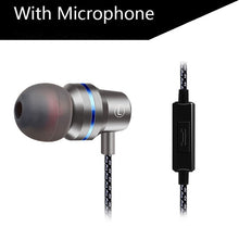 Load image into Gallery viewer, DUSZAKE In-Ear Headphones For Xiaomi Earphone For Phone Stereo Bass Headset Metal Wired Earphone HiFi Headphones Mic for Samsung