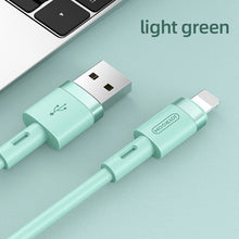Load image into Gallery viewer, USB Cable For iPhone 11 Pro Max X XR XS 8 7 6 6s 5 5s iPad Fast Data Charging Charger USB Wire Cord Liquid Silicone Cable 1.2M