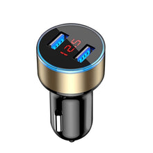 Load image into Gallery viewer, 3.1A LED Display USB Phone Charger Car-Charger for Xiaomi Samsung For iPhone 11 Pro 7 8 Plus Mobile Phone Adapter Car Charger