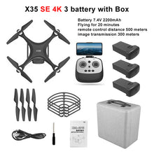 Load image into Gallery viewer, X35 GPS RC Drone 5G WiFi 4K HD Camera Profissional RC Quadcopter Brushless Motor Drones Gimbal Stabilizer 30 Minutes flight