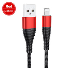 Load image into Gallery viewer, USB Cable for iPhone Charger Data Sync USB 3A Charging lighting Cable for iPad iPhone 11 X XS XR 6 6S 7 8 SE Plus Charger Cord