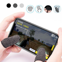 Load image into Gallery viewer, 1 Pair L1 R1 Breathable Mobile Game Controller Finger Sleeve Touch Trigger for Fortnite PUBG Mobile Rules of Survival Gatillos