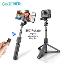 Load image into Gallery viewer, High quality Wireless bluetooth Selfie Stick Tripod With Remote Palo Selfie Extendable Foldable Monopod For Iphone Action Camera