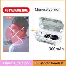 Load image into Gallery viewer, 3500mAh Bluetooth Earphones Wireless Headphones Touch Control LED With Microphone Sport Waterproof Headsets Earbuds Earphone
