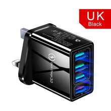 Load image into Gallery viewer, Quick Charger 3.0 USB Charger for Samsung A50 A51 iPhone 7 8 Xiaomi mi9 Tablet QC 3.0 Fast Wall Charger US EU UK Plug Adapter