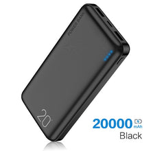 Load image into Gallery viewer, FLOVEME Power Bank 20000mAh Portable Charging Poverbank Mobile Phone External Battery Charger Powerbank 20000 mAh for Xiaomi Mi