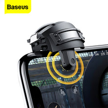 Load image into Gallery viewer, Baseus PUBG Controller Gamepad Joystick For PUBG Fire Button Mobile Phone Gaming Shooter Joypad For iPhone Android PUBG Trigger