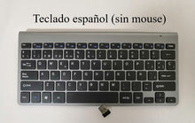 Load image into Gallery viewer, Russian/Spanish/English/Arabic 2.4G Wireless Keyboard and Mouse Combo Mini Multimedia Keyboard Mouse Set For Laptop PC TV Gray
