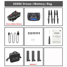 Load image into Gallery viewer, Drone SG906 / SG906 Pro with GPS 4K 5G WIFI 2-axis gimbal Dual camera professional ESC 50X Zoom Brushless Quadcopter RC Dron