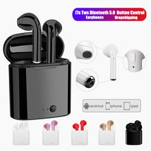 Load image into Gallery viewer, i7s TWS Wireless Earphones Bluetooth headphones sport Earbuds Headset With Mic Earpiece For Iphone Xiaomi Samsung Huawei oppo