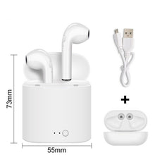 Load image into Gallery viewer, i7s TWS Wireless Earphones Bluetooth headphones sport Earbuds Headset With Mic Earpiece For Iphone Xiaomi Samsung Huawei oppo