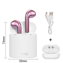 Load image into Gallery viewer, i7s TWS Wireless Earphones Bluetooth headphones sport Earbuds Headset With Mic Earpiece For Iphone Xiaomi Samsung Huawei oppo