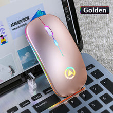 Load image into Gallery viewer, Wireless Mouse Rechargeable Silent Mouse 2.4GHz USB Optical Ergonomic Mice LED Backlight Game Gaming Mouse For PC Laptop Gamer
