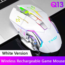 Load image into Gallery viewer, Wireless Mouse Rechargeable Silent Mouse 2.4GHz USB Optical Ergonomic Mice LED Backlight Game Gaming Mouse For PC Laptop Gamer