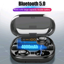 Load image into Gallery viewer, LIGE TWS 5.0 Bluetooth 9D Stereo Earphone Wireless Earphones IPX7 Waterproof Earphones Sport Handsfree With 4000mAh Power Bank