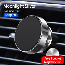 Load image into Gallery viewer, Universal Magnetic Car Phone Holder Air Vent Mount Magnet GPS Stand in Car For iPhone Samsung Xiaomi Huawei Dashboard Support
