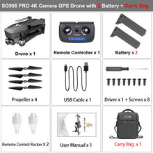 Load image into Gallery viewer, ZLRC SG906 PRO GPS Drone With 2-axis Anti-shake Self-stabilizing Gimbal WiFi FPV 4K Camera Brushless Dron Quadcopter VS F11 Pro
