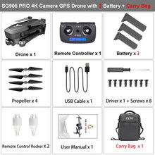 Load image into Gallery viewer, ZLRC SG906 PRO GPS Drone With 2-axis Anti-shake Self-stabilizing Gimbal WiFi FPV 4K Camera Brushless Dron Quadcopter VS F11 Pro