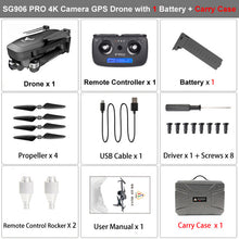 Load image into Gallery viewer, ZLRC SG906 PRO GPS Drone With 2-axis Anti-shake Self-stabilizing Gimbal WiFi FPV 4K Camera Brushless Dron Quadcopter VS F11 Pro