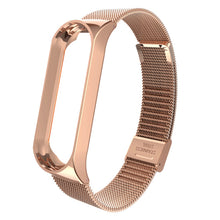 Load image into Gallery viewer, Strap For Xiaomi Mi Band 3 4 Wrist Metal Bracelet Screwless Stainless Steel MIband for Mi Band 4 3 5 Strap Wristbands Pulseira