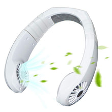 Load image into Gallery viewer, Personal Air Conditioner Neck Fan Cooler,Portable Smart Dual Effect Cooling Neckband Fan,Rechargeable USB Hanging Neck Cooler fo