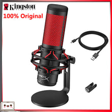 Load image into Gallery viewer, Kingston HyperX QuadCast Gaming Microfone Professional Computer Microphone Live Migrofono Detachable for PC, PS4 and Mac