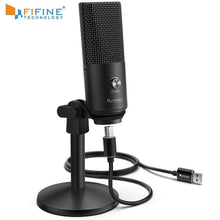 Load image into Gallery viewer, FIFINE USB Microphone for Mac laptop and Computers recording.используйте этот промокод магазинаFIFINE300,Получите скидку300руб.