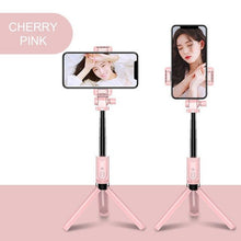Load image into Gallery viewer, Wireless Bluetooth Selfie Stick For iPhone Xiaomi Huawei Monopod Tripod Foldable Handheld Shutter Remote Extendable Selfie Stick
