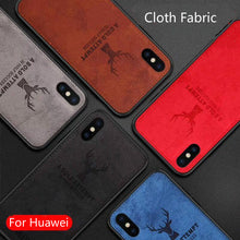 Load image into Gallery viewer, Deer Frabic Phone Case For Huawei Honor 10i 20i 8S 8C 8X Nova 3i P30 P20 Lite P smart Plus Y6 Y7 Pro Y5 Y9 2019 TPU Back Covers
