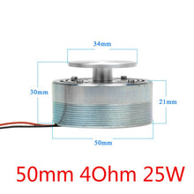 Load image into Gallery viewer, AIYIMA Audio Portable Speakers 25W/20W 4 Ohm/8 Ohm 44/50MM Full Range Vibration Speaker Altavoz Portatil Resonance Bass Speaker
