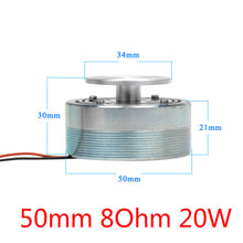 Load image into Gallery viewer, AIYIMA Audio Portable Speakers 25W/20W 4 Ohm/8 Ohm 44/50MM Full Range Vibration Speaker Altavoz Portatil Resonance Bass Speaker

