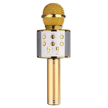 Load image into Gallery viewer, Professional Bluetooth Wireless Microphone Karaoke Speaker KTV Music Player Singing Recorder Handheld Microphone Mic 1800Mah
