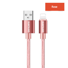Load image into Gallery viewer, Suntaiho 2.4A USB Cable for iphone Charger cable XS max Xr X USB Fast Charging Cable for iPhone 8 7 6 5s Plus Phone Charger Cord
