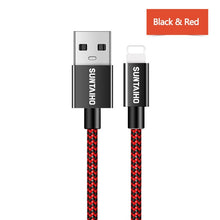 Load image into Gallery viewer, Suntaiho 2.4A USB Cable for iphone Charger cable XS max Xr X USB Fast Charging Cable for iPhone 8 7 6 5s Plus Phone Charger Cord

