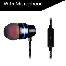 Load image into Gallery viewer, DUSZAKE In-Ear Headphones For Xiaomi Earphone For Phone Stereo Bass Headset Metal Wired Earphone HiFi Headphones Mic for Samsung
