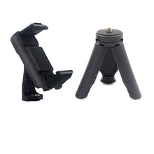 Load image into Gallery viewer, Duszake Mini Tripod With Bluetooth Remote Shutter For IPhone Huawei Mini Phone Tripod 360 Rotating Phone Holder Clip Stand
