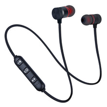 Load image into Gallery viewer, 5.0 Bluetooth Earphone Sports Neckband Magnetic Wireless earphones Stereo Earbuds Music Metal Headphones With Mic For All Phones
