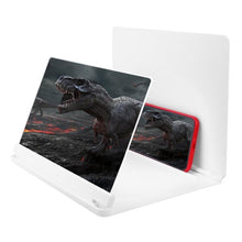 Load image into Gallery viewer, 12inch New Mobile Phone Curved Screen Amplifier HD 3D Video Mobile Phone Magnifying Glass Stand Bracket Phone Foldable Holder
