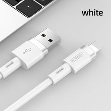 Load image into Gallery viewer, USB Cable For iPhone 11 Pro Max X XR XS 8 7 6 6s 5 5s iPad Fast Data Charging Charger USB Wire Cord Liquid Silicone Cable 1.2M
