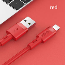 Load image into Gallery viewer, USB Cable For iPhone 11 Pro Max X XR XS 8 7 6 6s 5 5s iPad Fast Data Charging Charger USB Wire Cord Liquid Silicone Cable 1.2M
