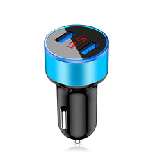 Load image into Gallery viewer, 3.1A LED Display USB Phone Charger Car-Charger for Xiaomi Samsung For iPhone 11 Pro 7 8 Plus Mobile Phone Adapter Car Charger

