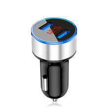 Load image into Gallery viewer, 3.1A LED Display USB Phone Charger Car-Charger for Xiaomi Samsung For iPhone 11 Pro 7 8 Plus Mobile Phone Adapter Car Charger
