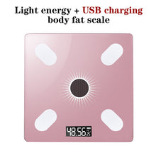 Load image into Gallery viewer, Báscula de grasa corporal piso científico inteligente electrónico LED peso Digital básculas de baño equilibrio Bluetooth APP And
