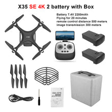 Load image into Gallery viewer, X35 GPS RC Drone 5G WiFi 4K HD Camera Profissional RC Quadcopter Brushless Motor Drones Gimbal Stabilizer 30 Minutes flight
