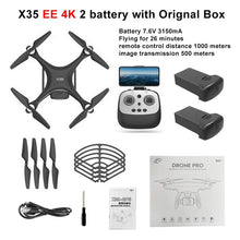 Load image into Gallery viewer, X35 GPS RC Drone 5G WiFi 4K HD Camera Profissional RC Quadcopter Brushless Motor Drones Gimbal Stabilizer 30 Minutes flight
