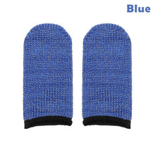 Load image into Gallery viewer, 1 Pair Breathable Game Controller Finger Cover Sweat Proof Gaming Finger Gloves Non-Scratch Sleeve Sensitive Nylon Mobile Touch
